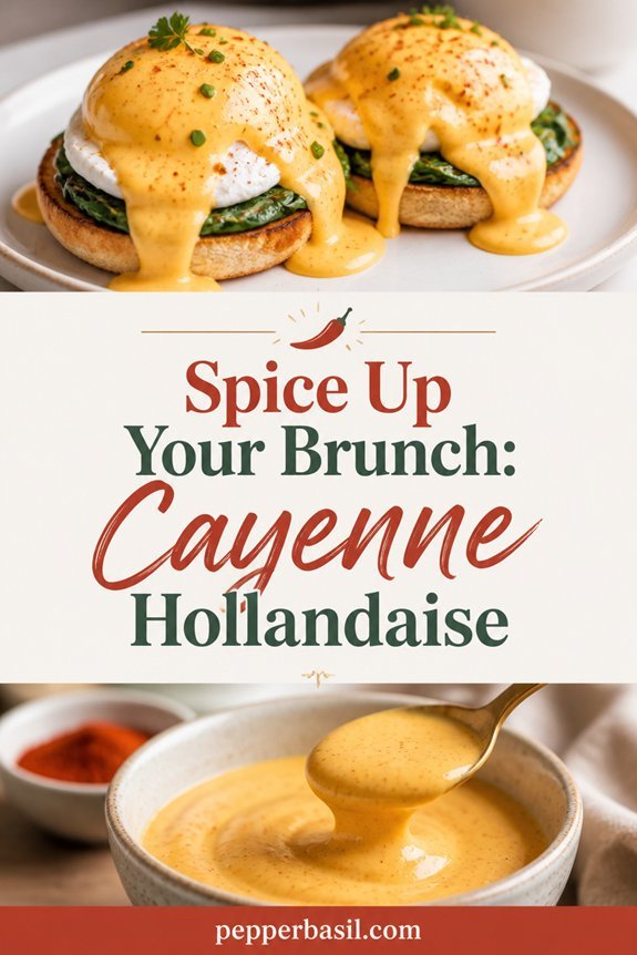 cayenne hollandaise sauce preparation