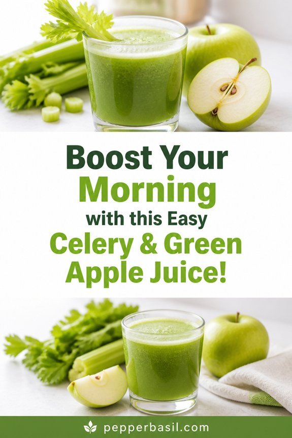 celery apple lemon blend