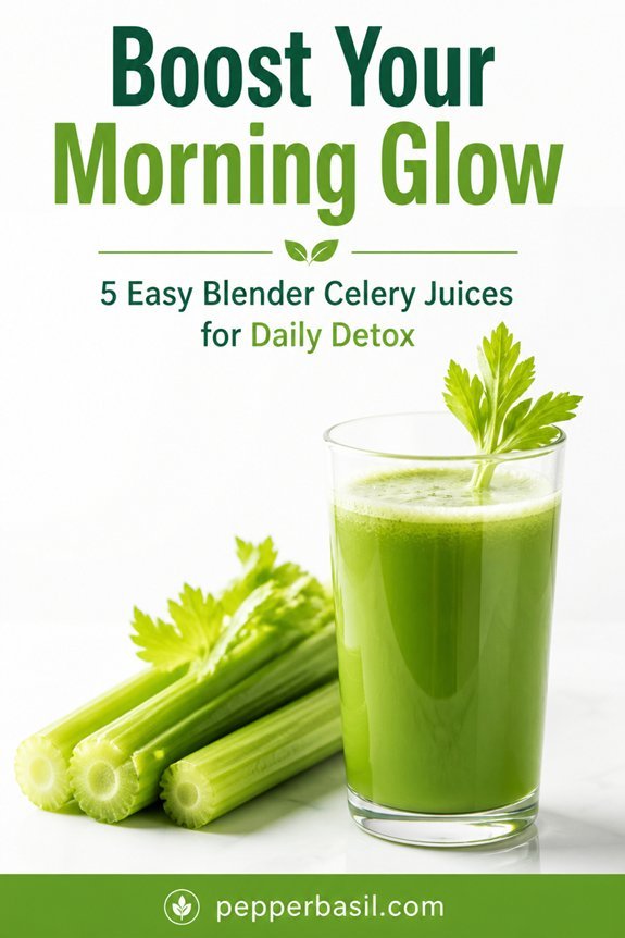 celery juice detox recipes