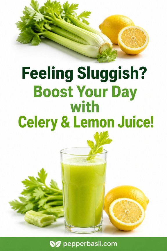 celery lemon juice preparation
