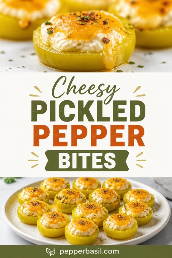cheesy stuffed pepper bites