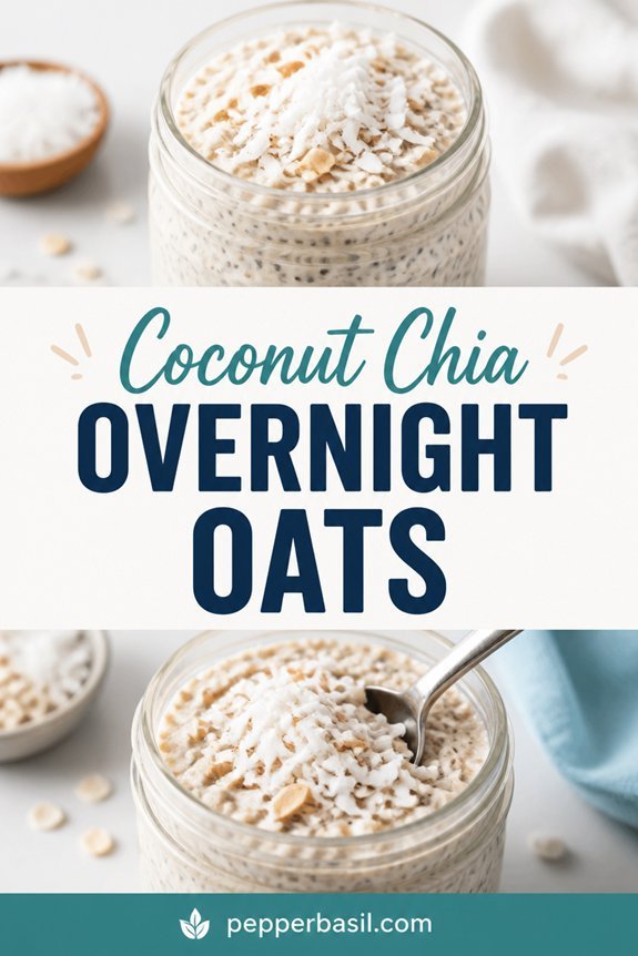 coconut chia overnight oats