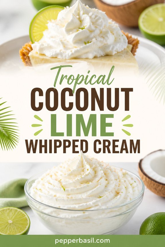 coconut lime whipped cream