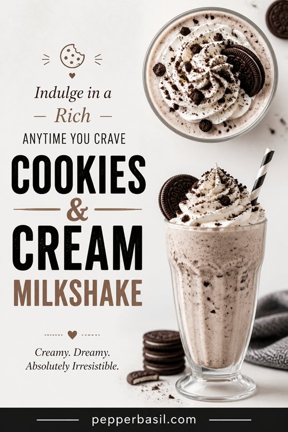 cookies and cream shake
