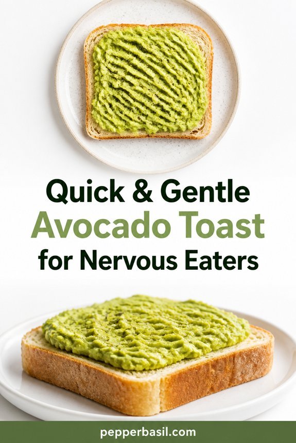 creamy avocado on bread