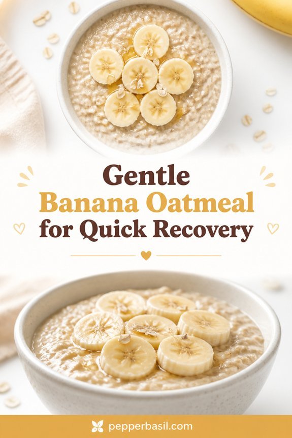 creamy banana oatmeal porridge