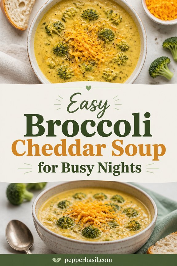 creamy broccoli cheddar soup