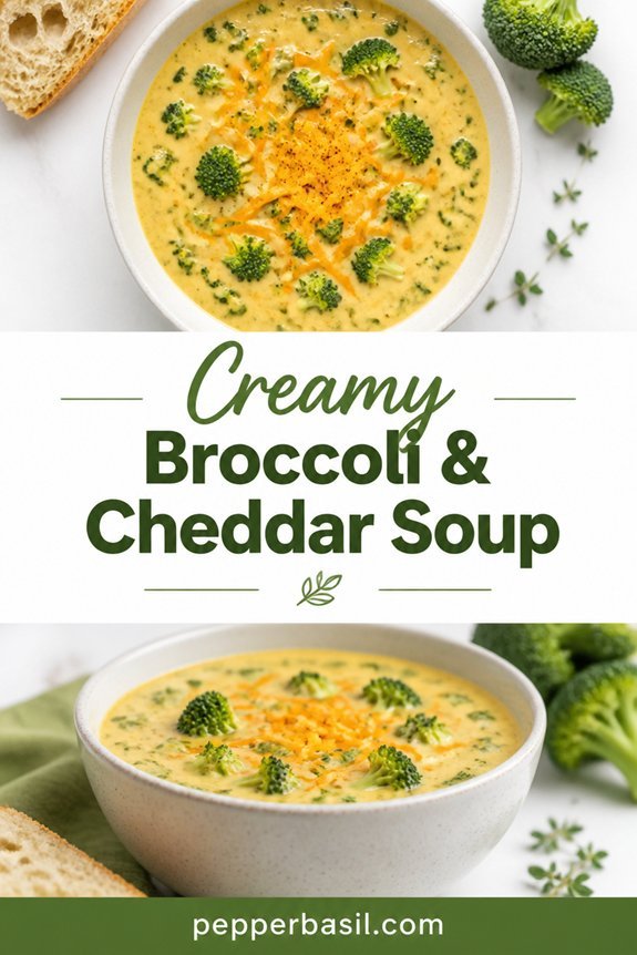creamy broccoli cheddar soup