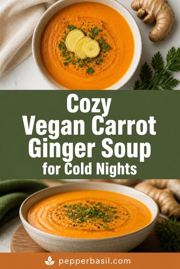 creamy carrot ginger soup
