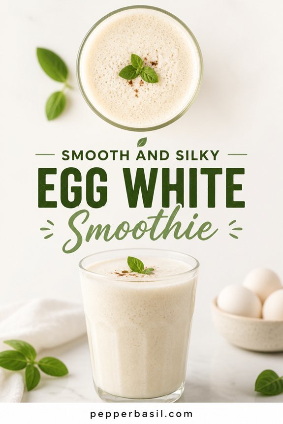 creamy healthy egg smoothie