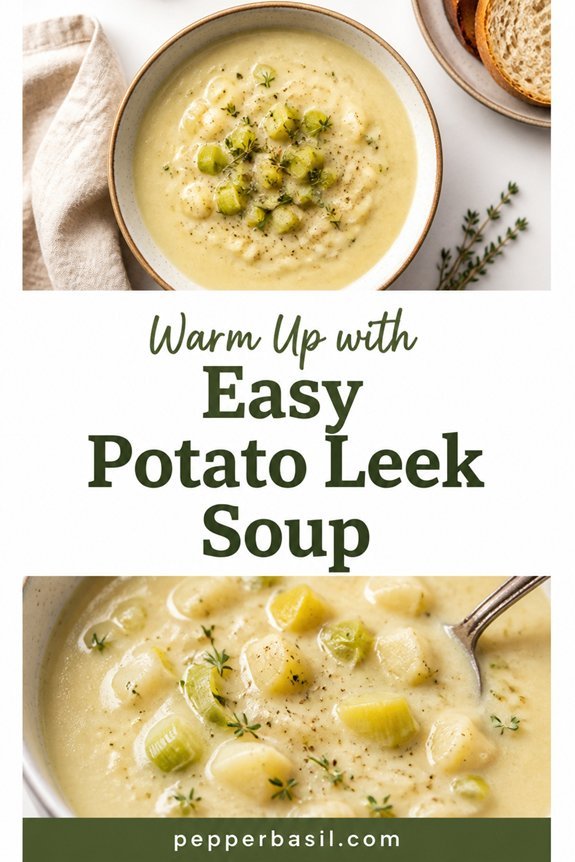 creamy leek potato soup