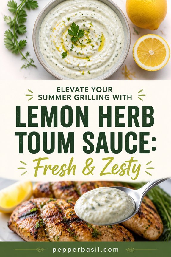 creamy lemon herb sauce