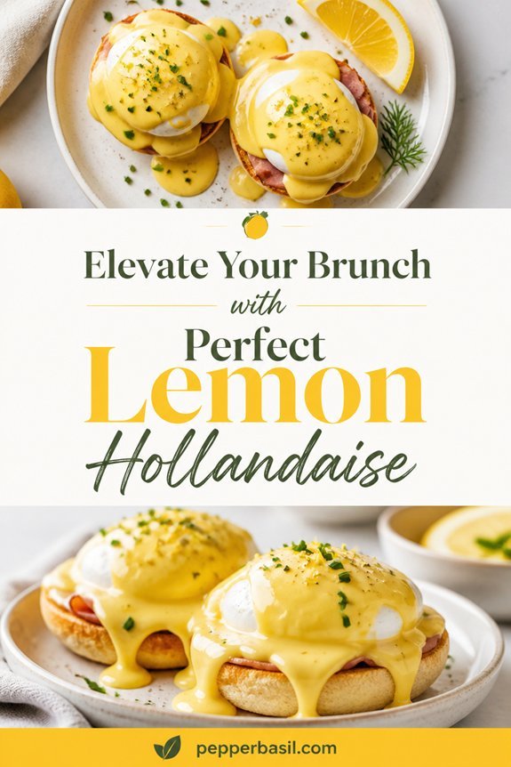 creamy lemon hollandaise sauce