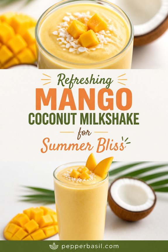 creamy mango coconut delight