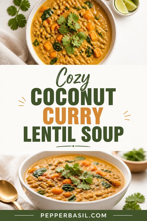 creamy spicy lentil soup
