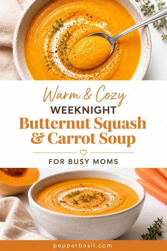 creamy squash carrot soup