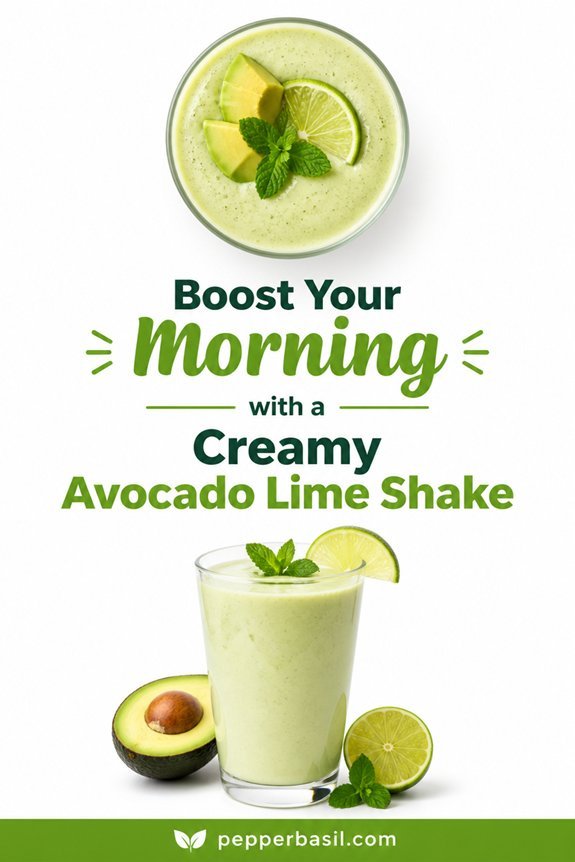 creamy tangy avocado shake