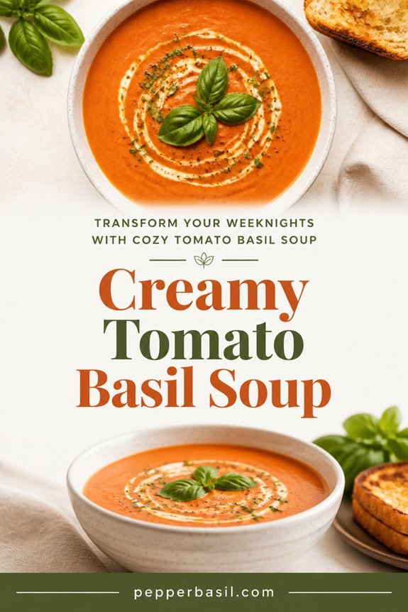 creamy tomato basil soup