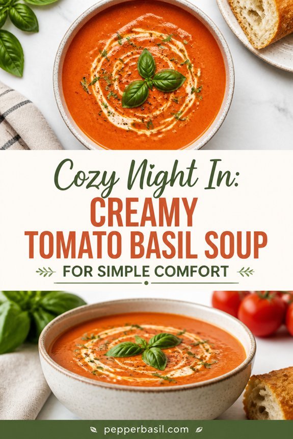 creamy tomato basil soup recipe