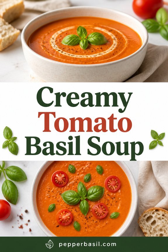 creamy tomato basil soup recipe