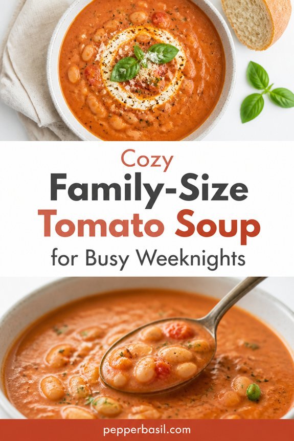 creamy tomato bean soup