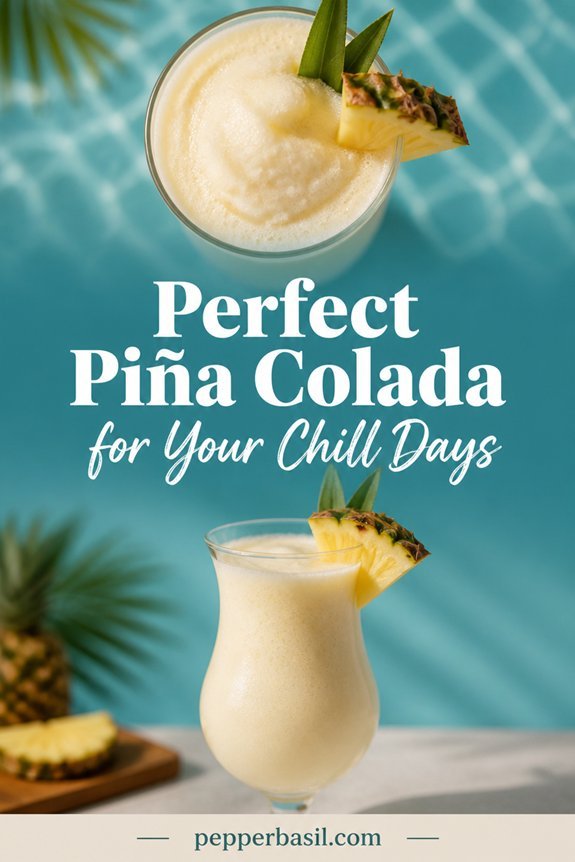 creamy tropical pineapple cocktail