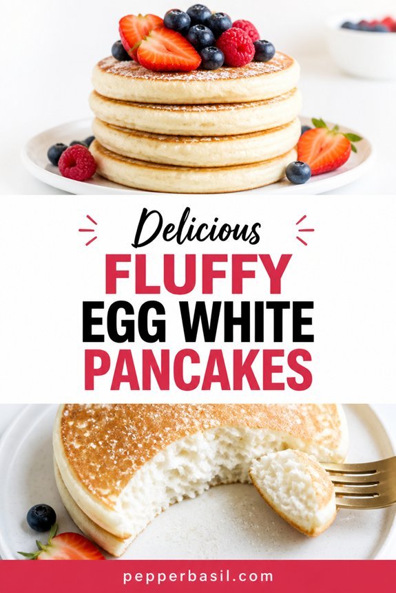 fluffy egg white pancakes
