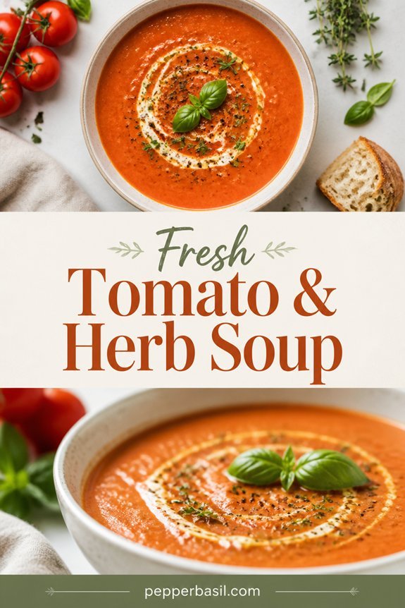 fresh tomato basil soup