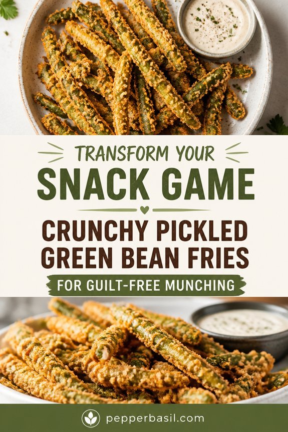 fried pickled green beans