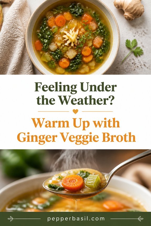 ginger vegetable broth recipe