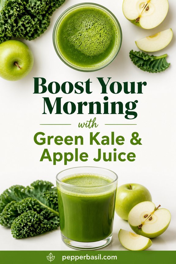 green kale apple juice