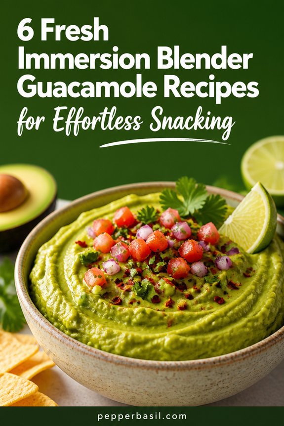 guacamole recipes with immersion blender