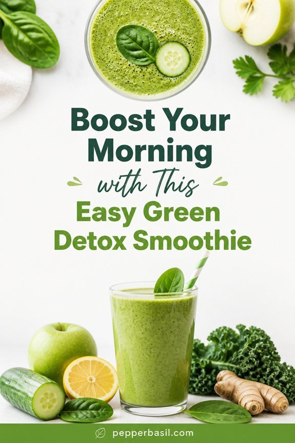 healthy green detox smoothie