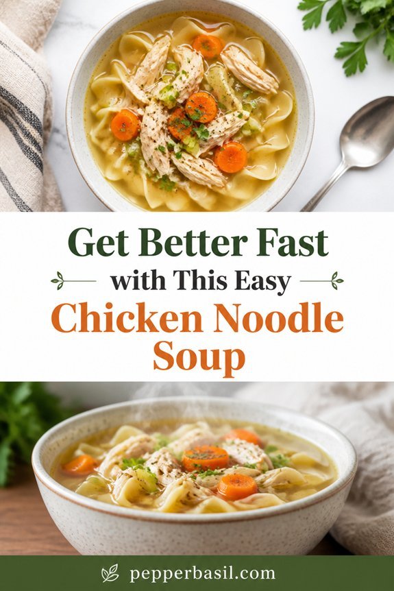 homemade chicken noodle soup