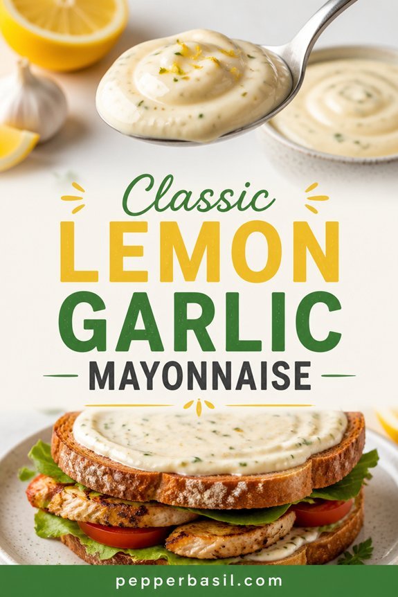 lemon garlic mayonnaise recipe
