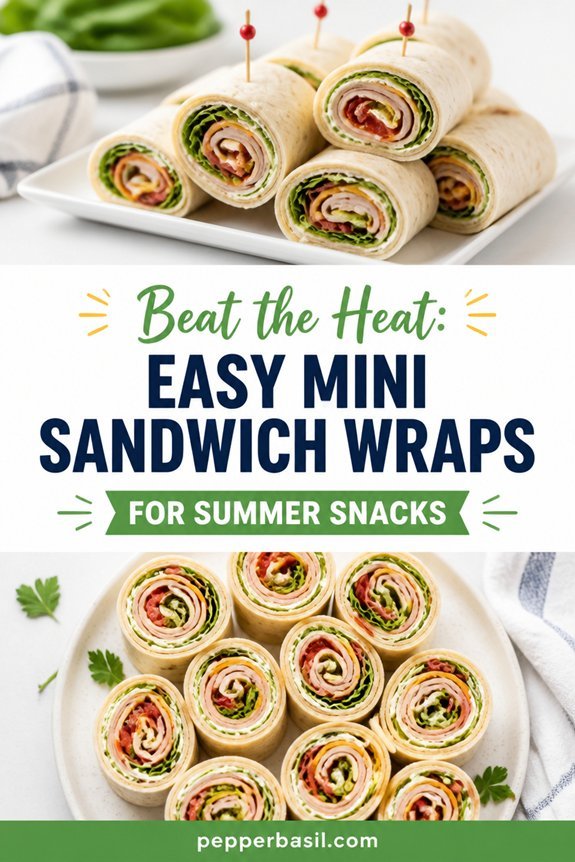 mini wraps with fillings