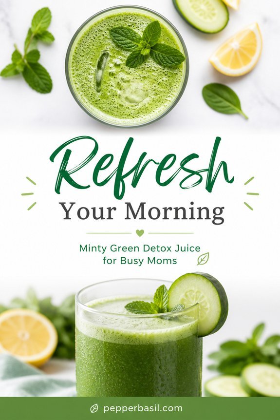 minty green detox recipe