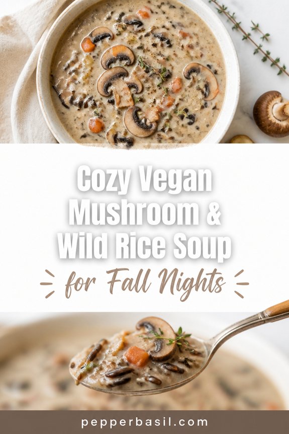 mushroom wild rice soup