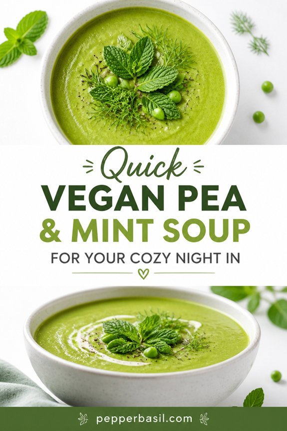 pea mint dill soup