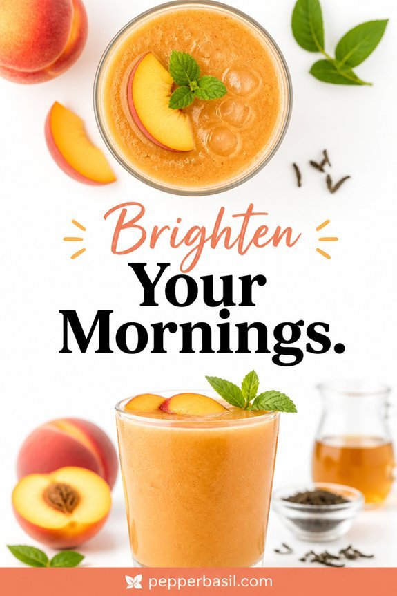 peach iced tea smoothie