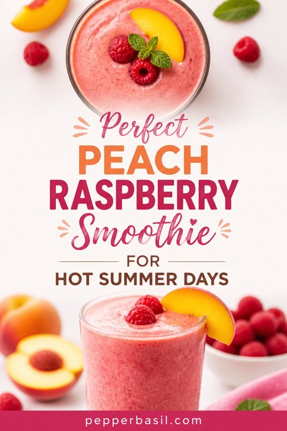 peach raspberry smoothie recipe