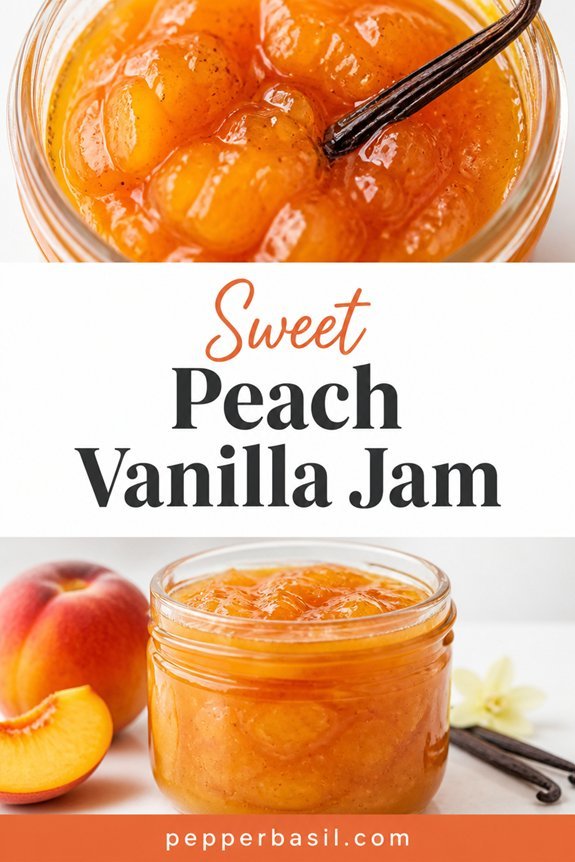 peach vanilla jam recipe