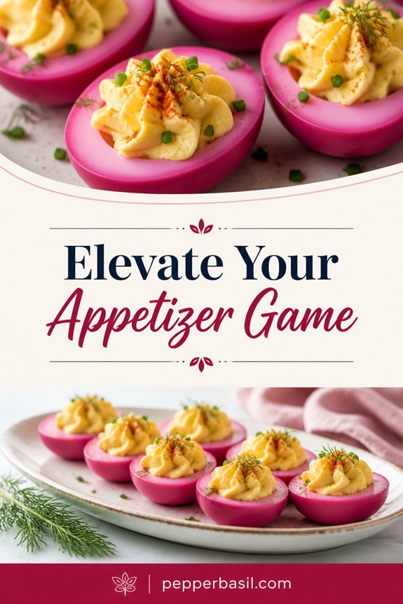 pickled beet deviled eggs