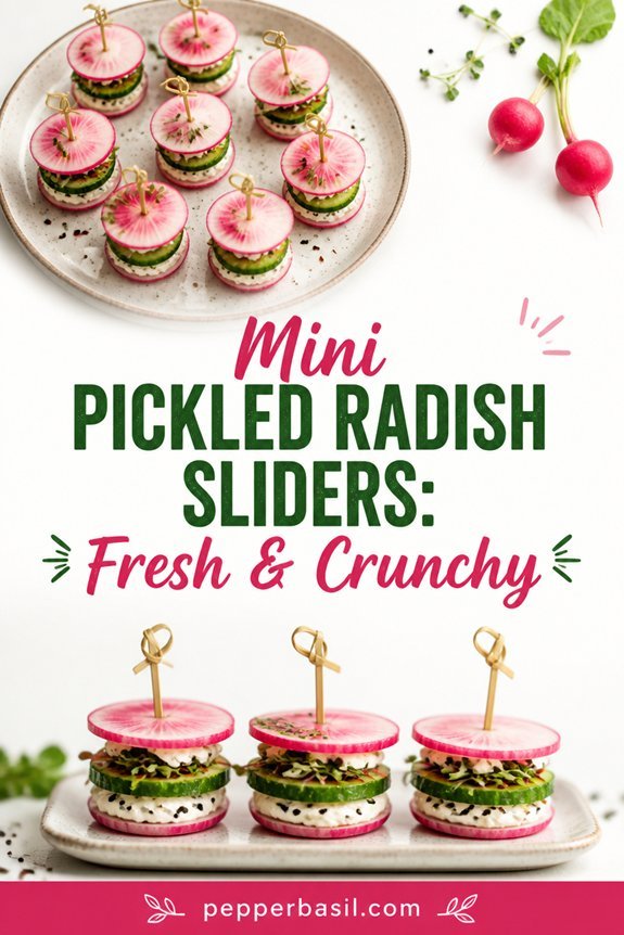 pickled radish slider assembly
