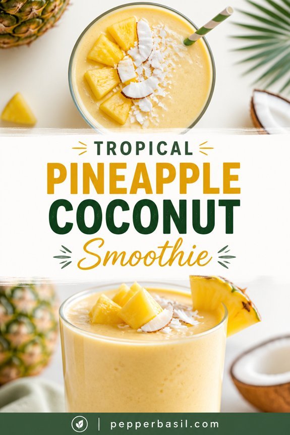 pineapple coconut smoothie recipe