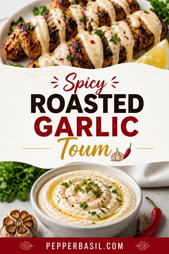 roasted garlic spicy sauce
