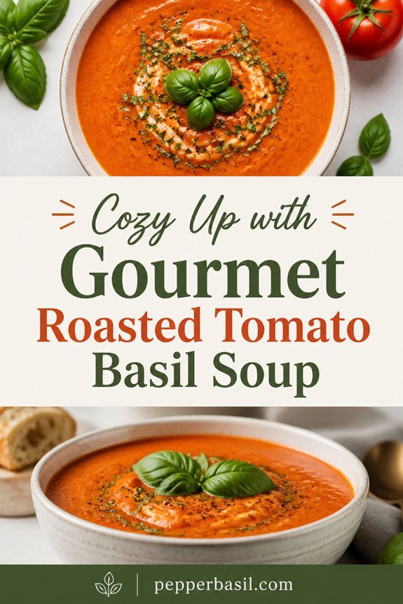 roasted tomato basil soup
