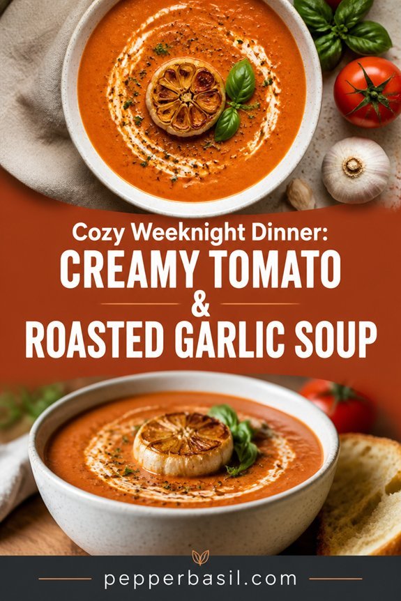 roasted tomato garlic soup