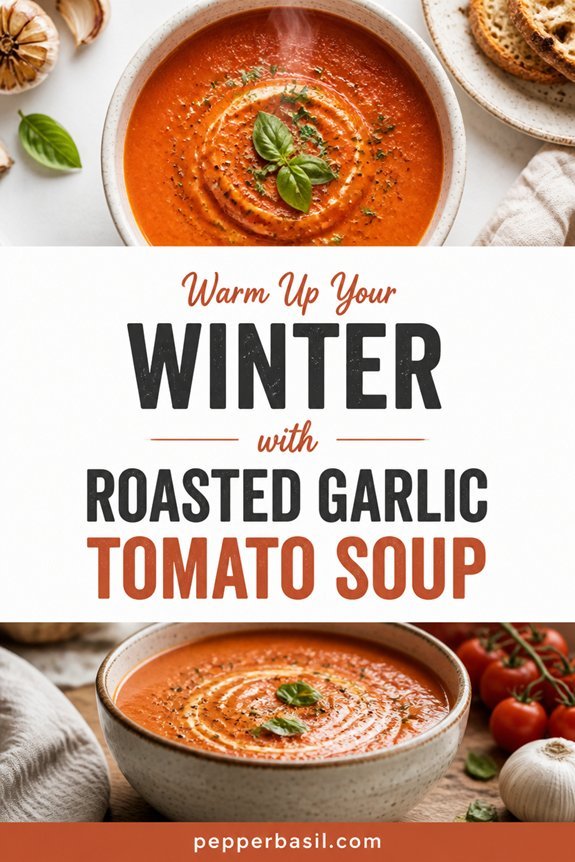 roasted tomato garlic soup