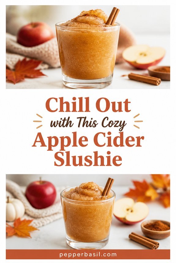 spiced cider slushie recipe